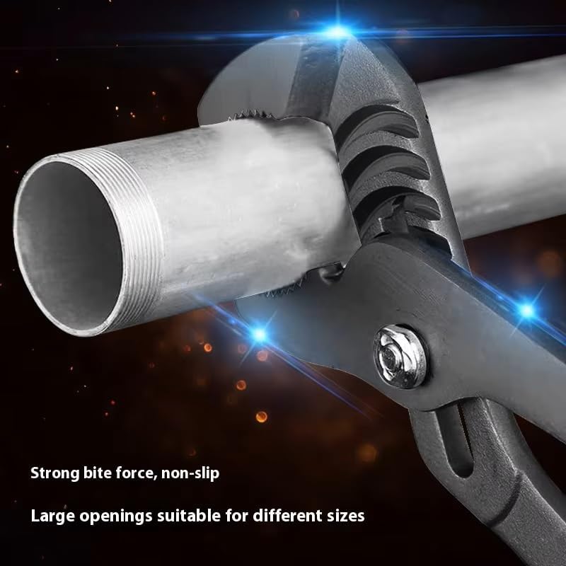 Warmtree 8 & 10-Inch Channel Locks Plier Set - Adjustable Water Pump Pliers for Plumbing & DIY Tasks - Image 5